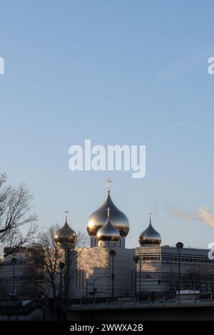 The Holy Trinity Cathedral in Paris Stock Photo