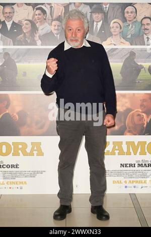 Rome, Italy. 26th Mar, 2024. Antonio Catania attends the photocall of movie 'Zamora' at Cinema Adriano. Credit: SOPA Images Limited/Alamy Live News Stock Photo