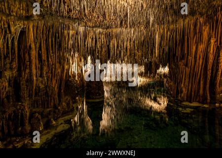 amazing photos of Drach Caves in Mallorca, Spain, Europe Stock Photo