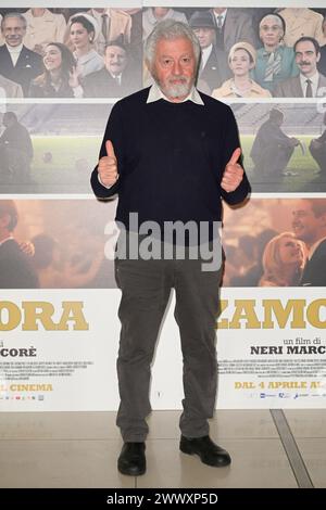 Rome, Italy. 26th Mar, 2024. Antonio Catania attends the photocall of movie 'Zamora' at Cinema Adriano. (Photo by Mario Cartelli/SOPA Images/Sipa USA) Credit: Sipa USA/Alamy Live News Stock Photo