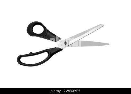 Scissors for sewing isolated on white background. Professional Scissors for the seamstress. Stock Photo
