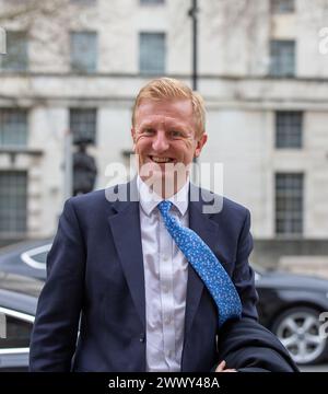 London, UK. 26th Mar, 2024. Deputy Prime Minister OLIVER DOWDEN seen outside Cabinet office Whitehall Credit: Richard Lincoln/Alamy Live News Stock Photo