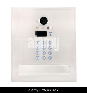 Modern Apartment Video Door Phone Syste, Mailbox. Stock Photo