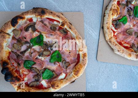 pizza napoli in Siofok Hungary fast food restaurant . Stock Photo
