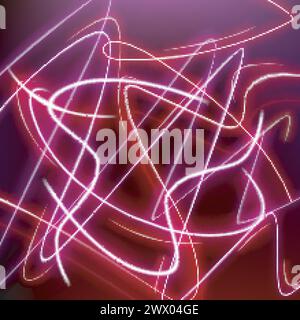 Abstract Fractal Fantasy Background, Vector Illustration Stock Vector