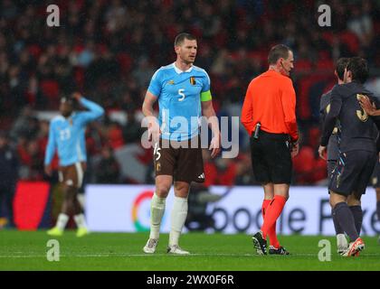 Wembley Stadium, London, UK. 26th Mar, 2024. International Football Friendly, England versus Belgium; Jan Vertonghen of Belgium Credit: Action Plus Sports/Alamy Live News Stock Photo