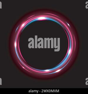 Rounded Light Shiny, Suitable For Product Advertising, Product Design, and Other, Vector Illustration Stock Vector