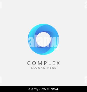 Complex Business Logo Concept. Teamwork, Social, Or Community Symbol, Vector Illustration Stock Vector