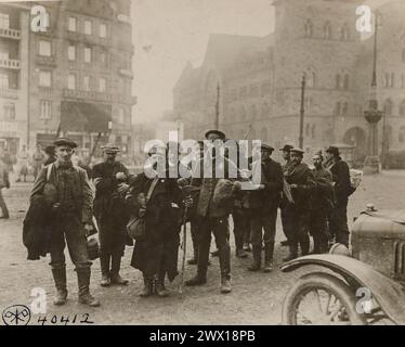 British prisoners of war on their way to a German internment camp in ...