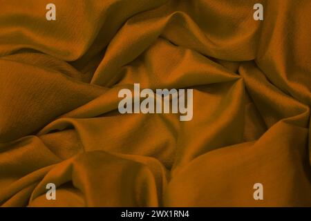 A closeup of a brown fabric background Stock Photo