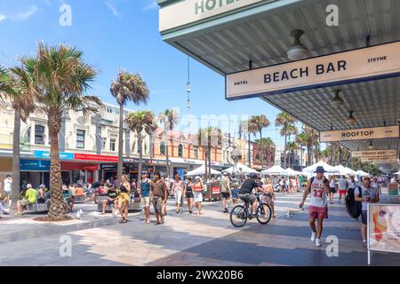 The Corso, Manly, North Sydney, Sydney, New South Wales, Australia Stock Photo