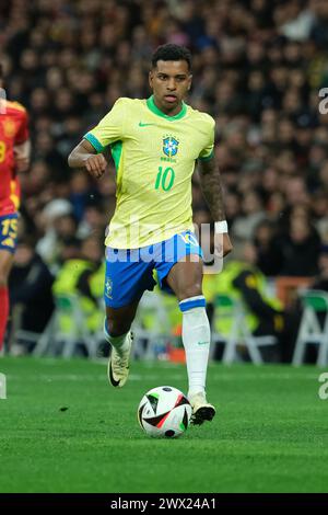 Madrid-Spain, March 26, 2024, Player Endrick of the Brazilian football ...