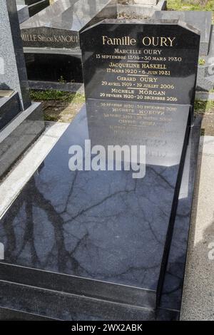 MONTPARNASSE CEMETERY FAMOUS GRAVES PARIS Stock Photo