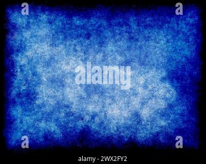 Dark blue grunge abstract background with spots Stock Photo