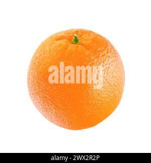 Orange fruit isolated on white background with clipping path. Full depth of field. Stock Photo