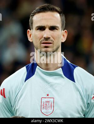 Madrid, Spain. 26th Mar, 2024. during the friendly match between national teams of Spain and Brazil played at Santiago Bernabeu Stadium on March 26, 2024 in Madrid Spain. (Photo by Cesar Cebolla/PRESSINPHOTO) Credit: PRESSINPHOTO SPORTS AGENCY/Alamy Live News Stock Photo