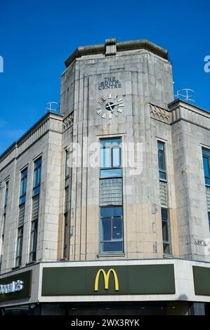 The Edith Centre and mcdonald's restaurant Blackpool Stock Photo