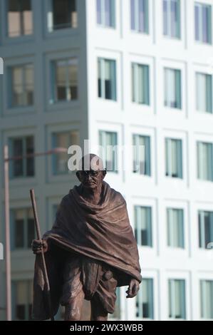 Strasbourg Rivetoile-Place de l'Etoile Strasbourg-Gandhi sculpture Stock Photo