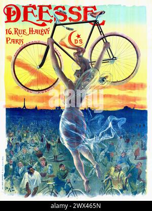 Jean de Paleologu - Cycle Advertisement - c1898 Stock Photo