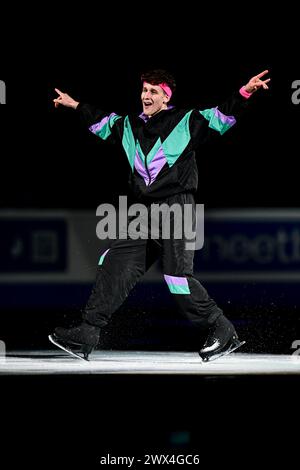 Lukas BRITSCHGI (SUI), during the Exhibition Gala, at the ISU European