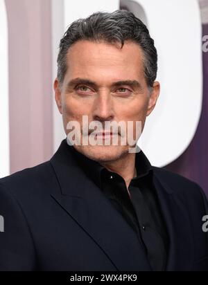 London, UK. March 27th, 2024. Rufus Sewell arriving at the Scoop World Premiere, Curzon Mayfair Cinema. Credit: Doug Peters/EMPICS/Alamy Live News Stock Photo