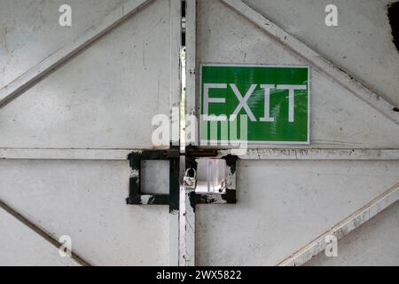 Metal Painted Out Gate Sign board for exit for rides in indian fair ...