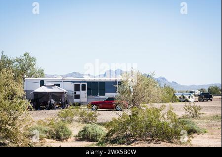 La Post Tyson Wash Bureau of Land Management long term visitor area and ...