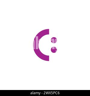C Smile Logo. Letter C Icon Stock Vector