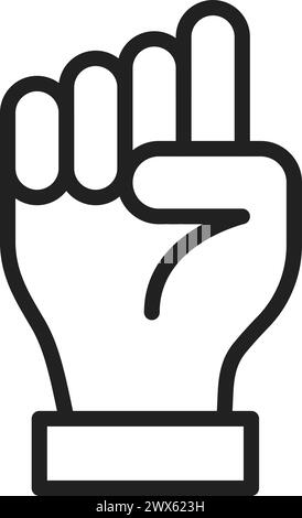 Activism icon vector image. Suitable for mobile application web application and print media. Stock Vector