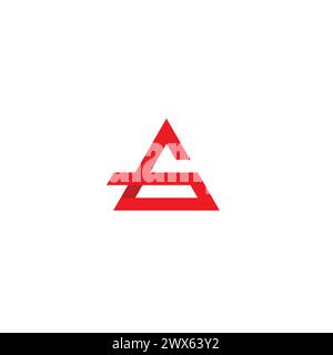 G Triangle Logo. Letter G Initial Vector Stock Vector