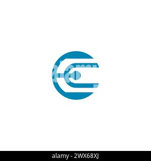 C Technology Logo. Letter C Logo Stock Vector