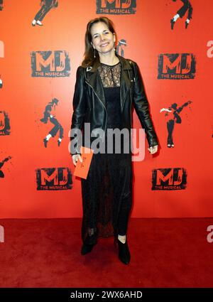27 Mar 2024, London, England, UK - Darcey Bussell attending the MJ: The Musical Press Night, Prince Edward Theatre Stock Photo