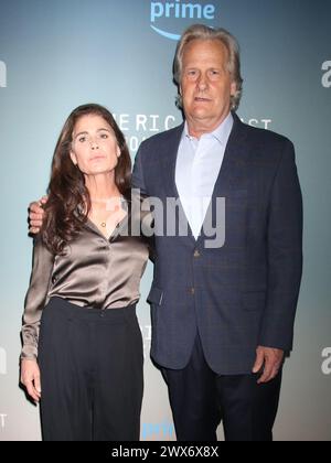 New York, NY, USA. 26th Mar, 2024. Maura Tierney and Jeff Daniels at Prime Video's American Rust: Broken Justice NY Screening at The Whitby Hotel in New York City on March 26, 2024. Credit: Rw/Media Punch/Alamy Live News Stock Photo