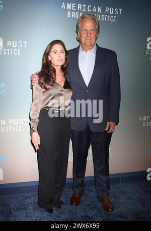 New York, NY, USA. 26th Mar, 2024. Maura Tierney and Jeff Daniels at Prime Video's American Rust: Broken Justice NY Screening at The Whitby Hotel in New York City on March 26, 2024. Credit: Rw/Media Punch/Alamy Live News Stock Photo