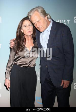 New York, NY, USA. 26th Mar, 2024. Maura Tierney and Jeff Daniels at Prime Video's American Rust: Broken Justice NY Screening at The Whitby Hotel in New York City on March 26, 2024. Credit: Rw/Media Punch/Alamy Live News Stock Photo