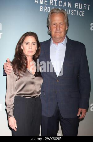 New York, NY, USA. 26th Mar, 2024. Maura Tierney and Jeff Daniels at Prime Video's American Rust: Broken Justice NY Screening at The Whitby Hotel in New York City on March 26, 2024. Credit: Rw/Media Punch/Alamy Live News Stock Photo