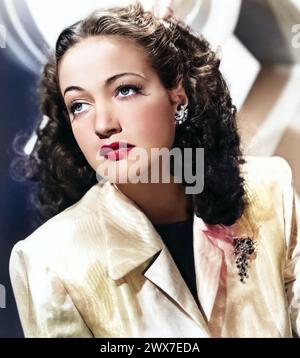 DOROTHY LAMOUR  (1914-1996) American film actress and singer about 1950 Stock Photo