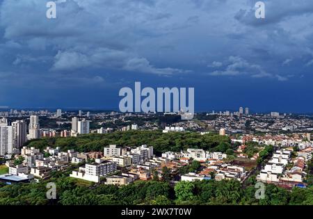 Panoramic view of Ribeirao Preto city in Sao Paulo, Brazil Stock Photo