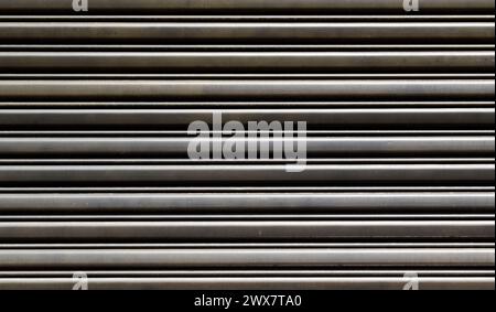 Metallic surface texture background in Ribeirao Preto, Sao Paulo, Brazil Stock Photo