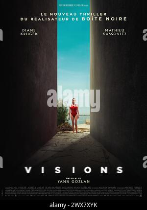 Visions Year : 2023 France Director : Yann Gozlan Diane Kruger French poster Stock Photo