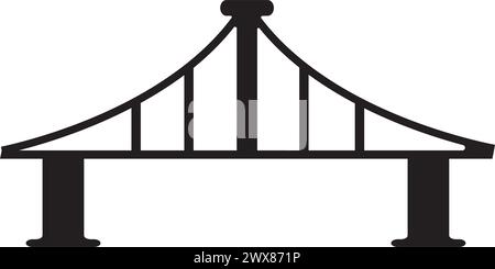 Bridge icon logo, vector design illustration Stock Vector Image & Art ...