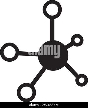 molecule icon vector illustration design Stock Vector