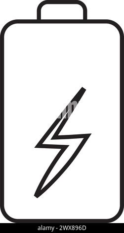 battery icon vector illustration logo design Stock Vector