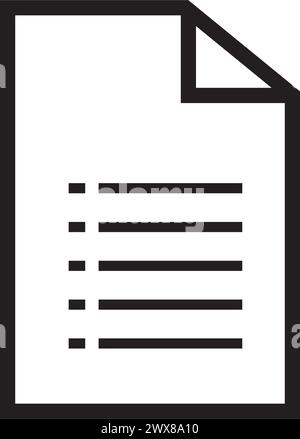 file or document icon vector illustration logo design Stock Vector