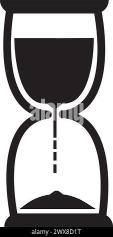 sand clock icon hourglass logo design Stock Vector Image & Art - Alamy
