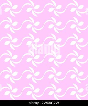 Pink Abstract Floral Seamless Pattern Stock Vector