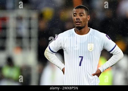 LENS - Nicolas de la Cruz of Uruguay during the friendly Interland match between Ivory Coast and Uruguay at Stade Bollaert Delelis on March 26, 2024 in Lens, France. ANP | Hollandse Hoogte | GERRIT VAN COLOGNE Stock Photo