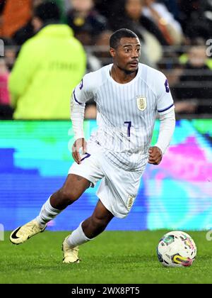 LENS - Nicolas de la Cruz of Uruguay during the friendly Interland match between Ivory Coast and Uruguay at Stade Bollaert Delelis on March 26, 2024 in Lens, France. ANP | Hollandse Hoogte | GERRIT VAN COLOGNE Stock Photo