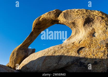 Mobius Arch at Alabama Hills National Scenic Area, California, USA Stock Photo