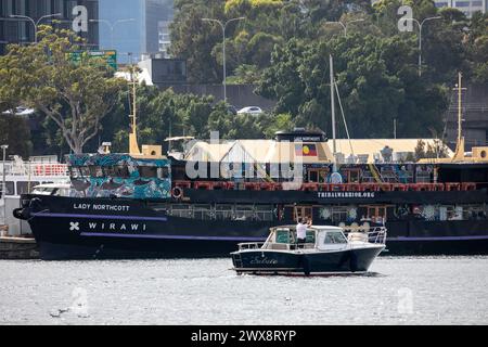 Lady Northcott Wirawi ferry boat, now operated by tribal warrior as the ...